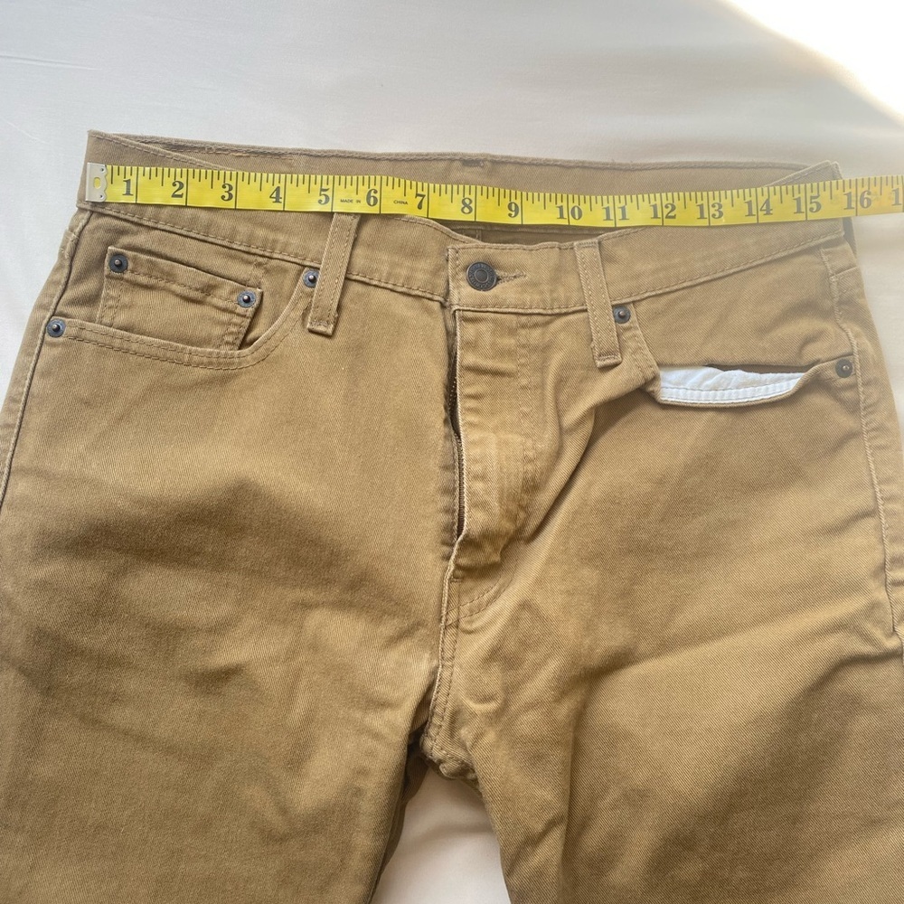 Levi’s 513 Men Yellow Jeans 32*32 - Picture 7 of 10